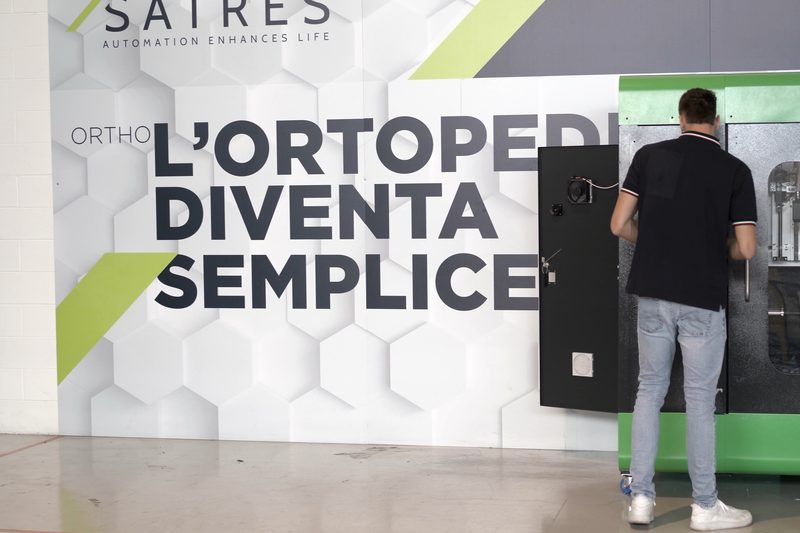L'area demo Satres a Cascina, con ORTHO 1004 EVO